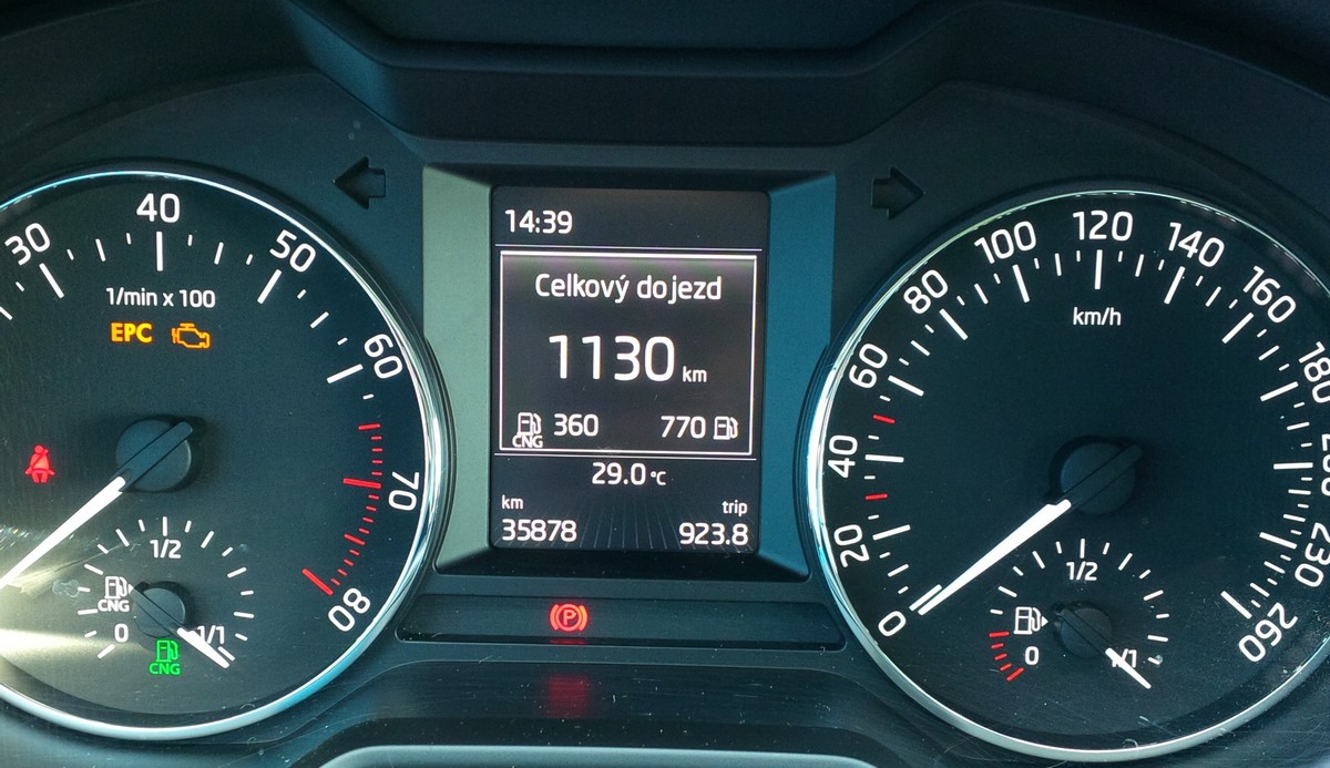 Škoda Octavia 1,4 TSI G-TEC CNG